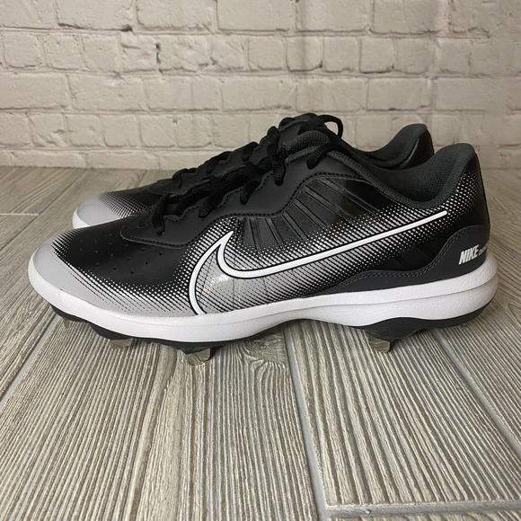 Nike Alpha Huarache Varsity 4 Low Metal Baseball Cleats Mens 10 Black DJ6516-010 main image 2